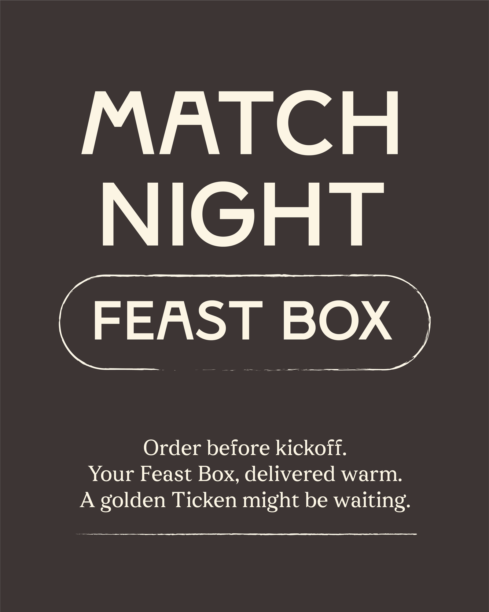 Match Night Feast Box intro